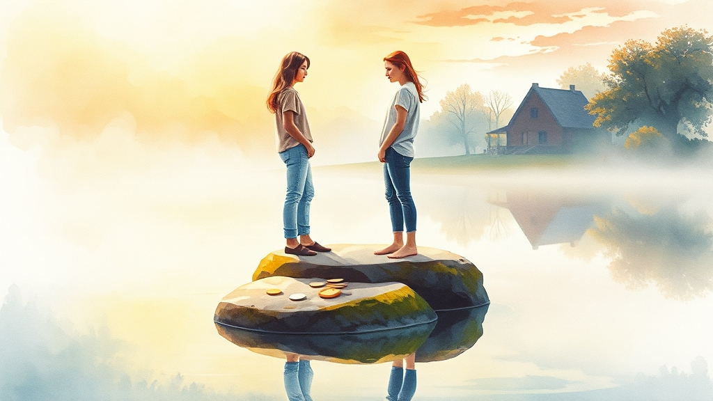 보증금, 왜 중요할까요? (watercolor 스타일)