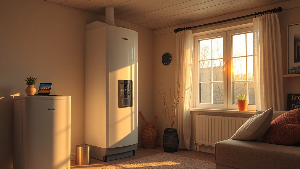 스마트 보일러 활용법 (realistic 스타일)