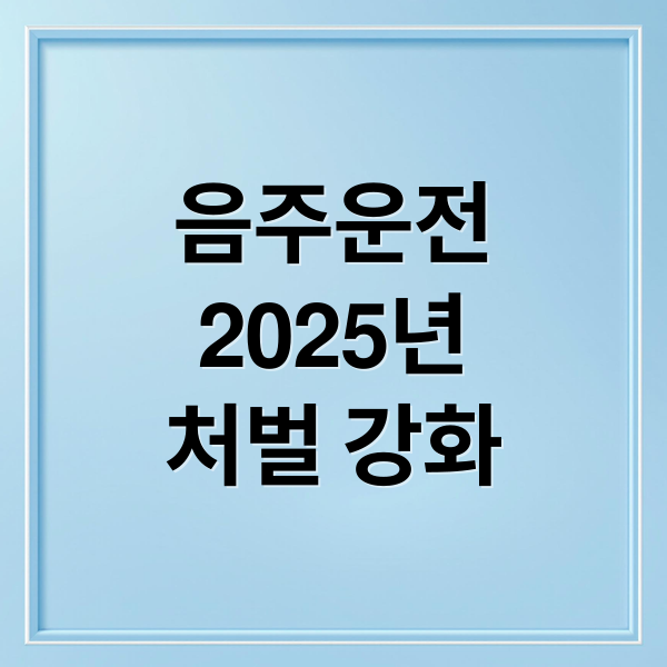 음주운전
2025년
처벌 강화 (음주운전 형사처벌 기준 초범 재범)