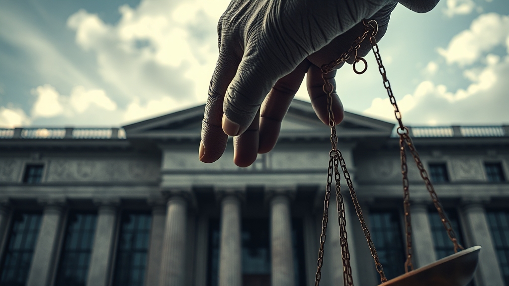 금품 수수 및 부당 개입 사례 (realistic 스타일)