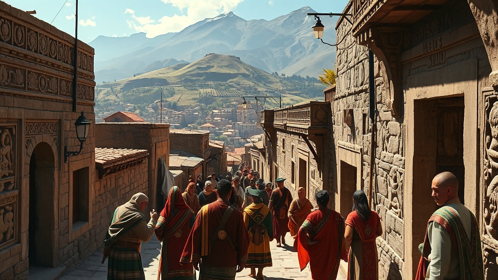 마추픽추 주변 명소 탐험 (realistic 스타일)