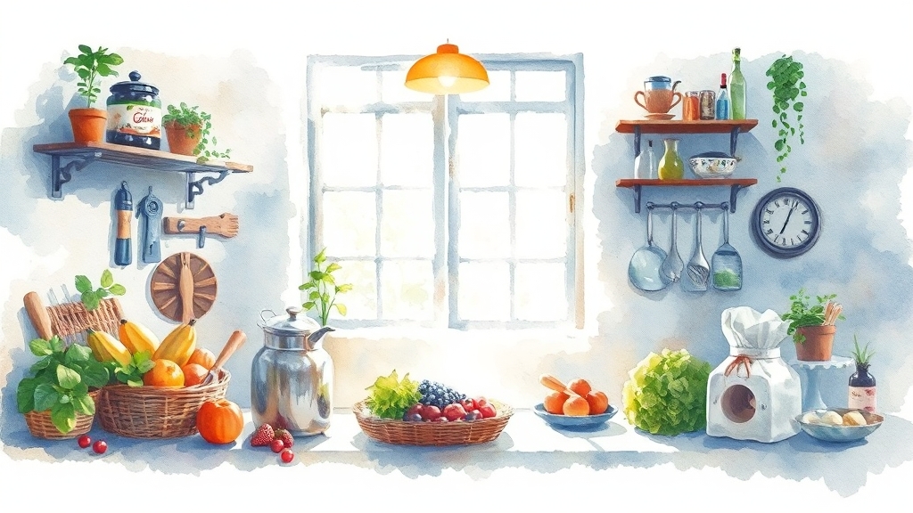 냉장 vs 냉동: 장단점 비교 (watercolor 스타일)