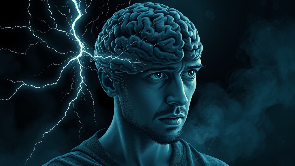 뇌전증 증상 및 발작 유형 (illustration 스타일)