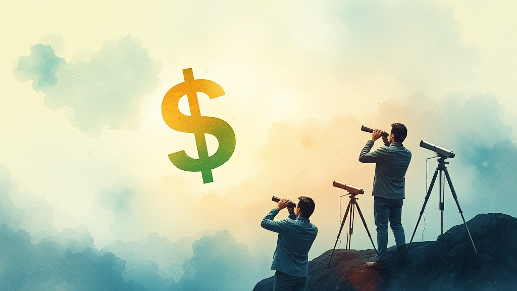 앞으로 환율, 어떻게 될까요? 투자 전략은? (watercolor 스타일)