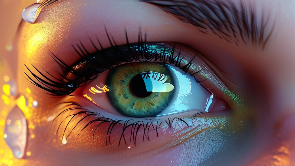 꽃가루 알레르기 눈 가려움, 즉각적인 완화 방법 (realistic 스타일)