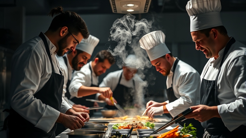 흑백요리사2, 그 감동과 재미 (realistic 스타일)