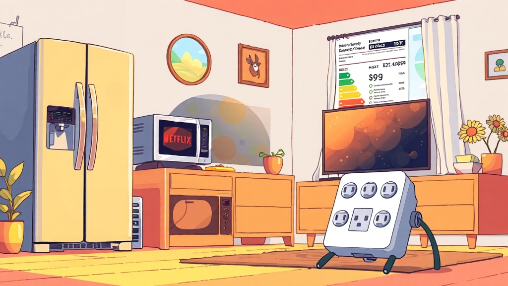 가전제품, 똑똑하게 사용하는 팁 💡 (cartoon 스타일)