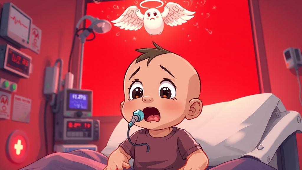 응급 상황: 즉시 병원 가야 할 때 (cartoon 스타일)
