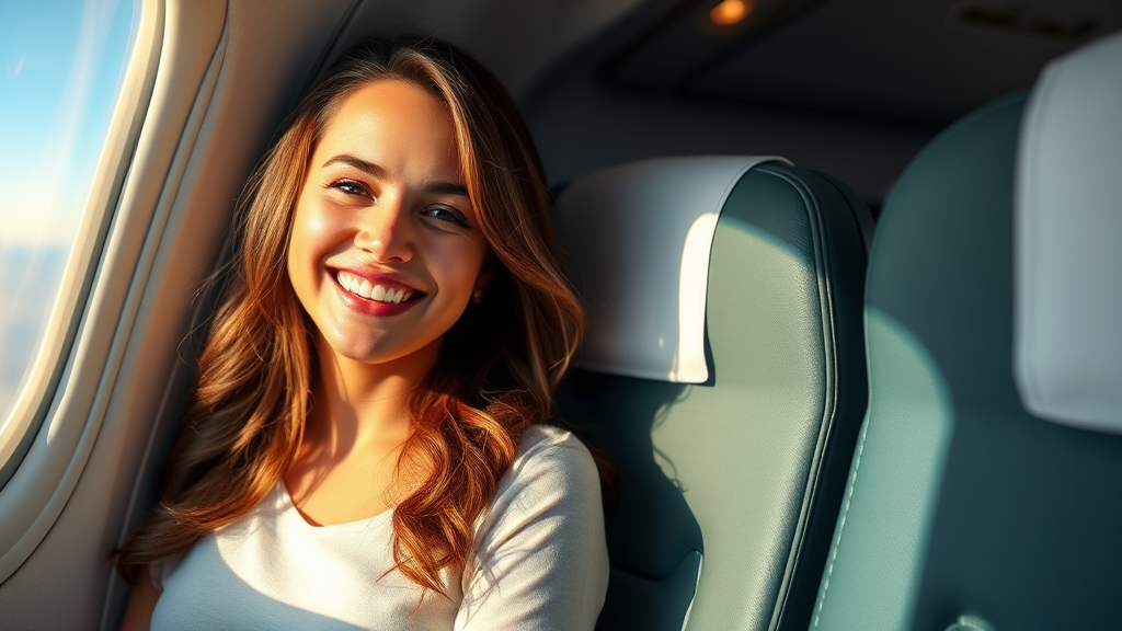 마일리지 사용법 2: 좌석 승급 (realistic 스타일)