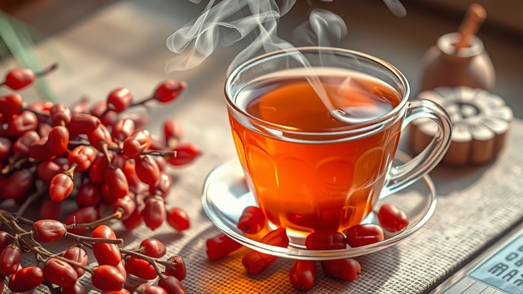 구기자차, 맛있게 끓이는 법 (realistic 스타일)