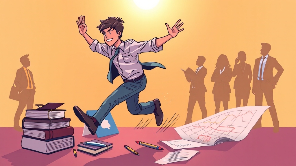 재창업 교육 & 컨설팅 활용법 (cartoon 스타일)