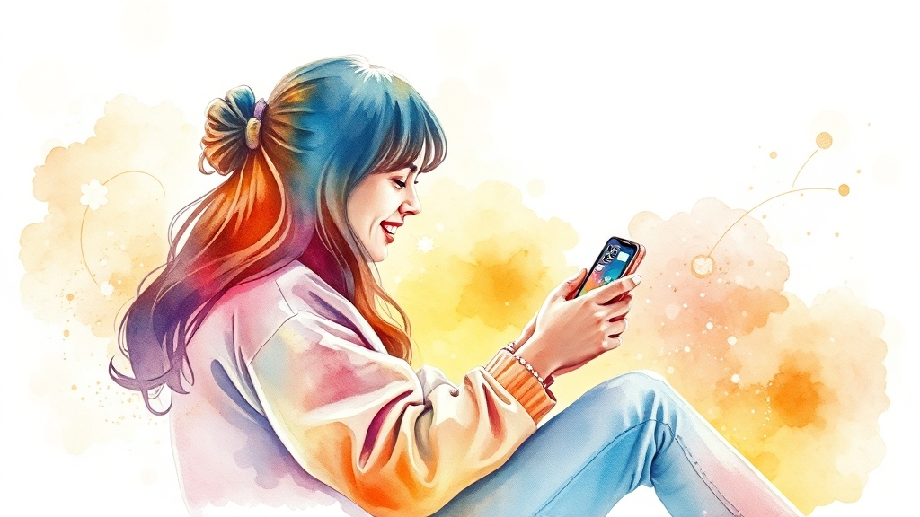 스마트한 소비, 지금 시작하세요! (watercolor 스타일)