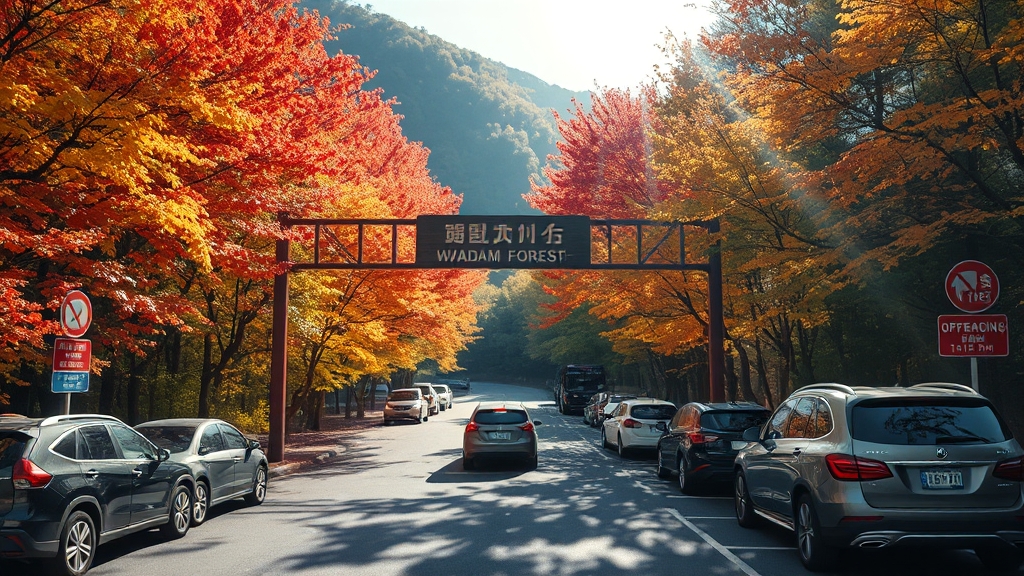 가는 길, 주차는 어떻게? (realistic 스타일)