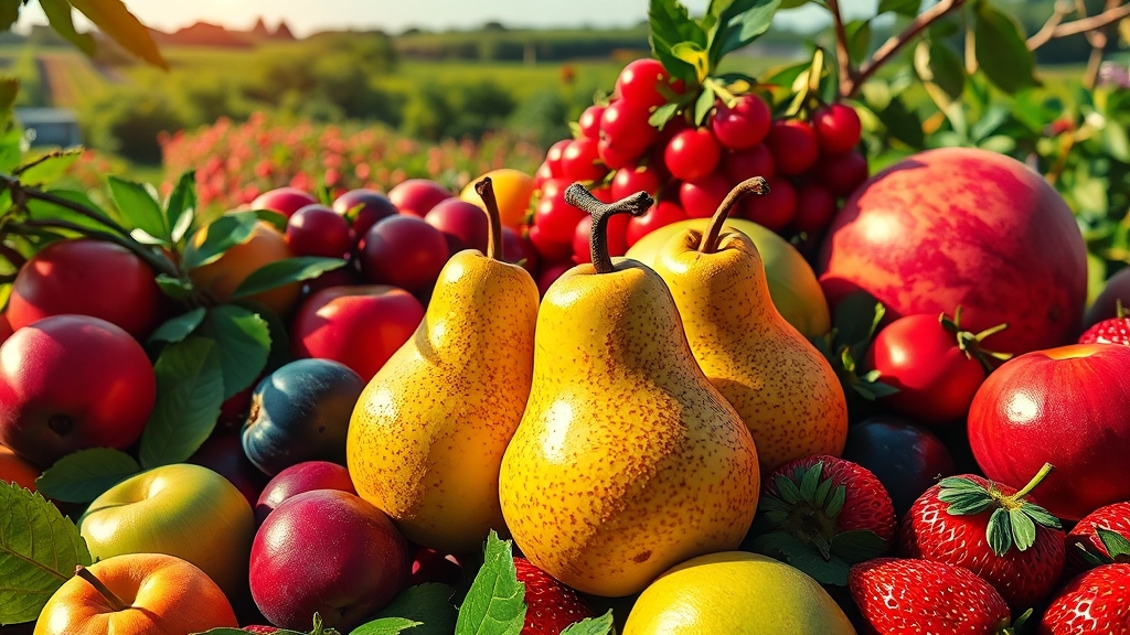 배, 알고 먹으면 더 좋다! (popart 스타일)