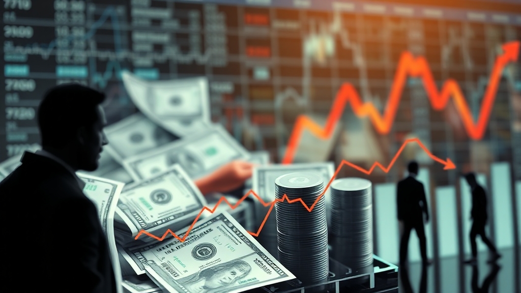 금리, 환율, 달러 및 국채 시장 영향 (realistic 스타일)