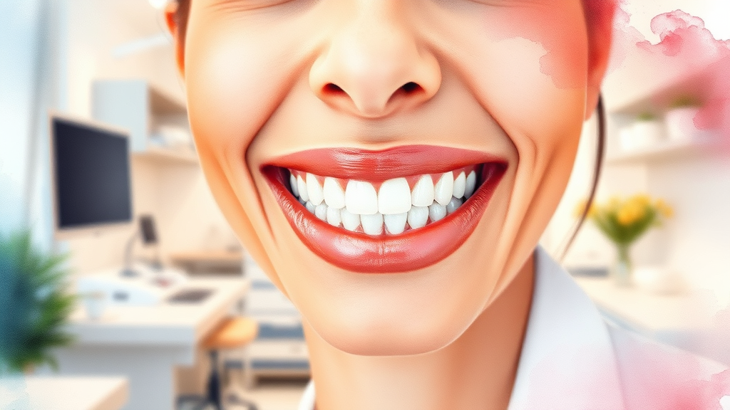 치과 선택, 비용 외 고려사항 (watercolor 스타일)