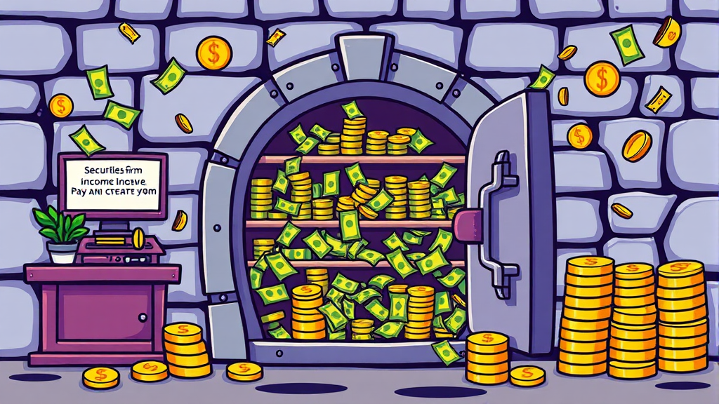 IMA의 수익 구조 및 세금 (cartoon 스타일)