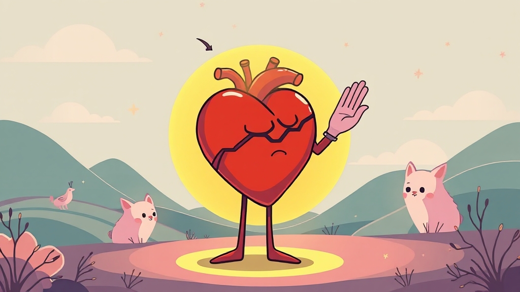 공황 발작, 어떻게 대처해야 할까요? (cartoon 스타일)