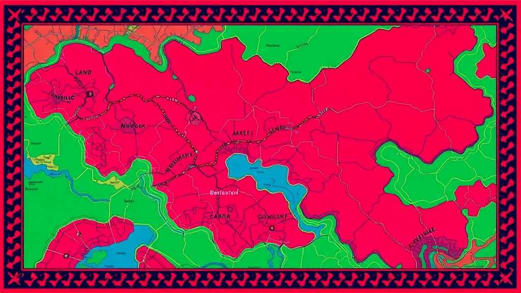 지적도, 내 땅의 신분증이에요 (popart 스타일)