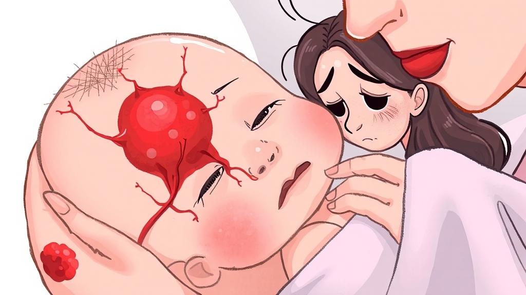 혈관종 원인 집중 분석 (cartoon 스타일)