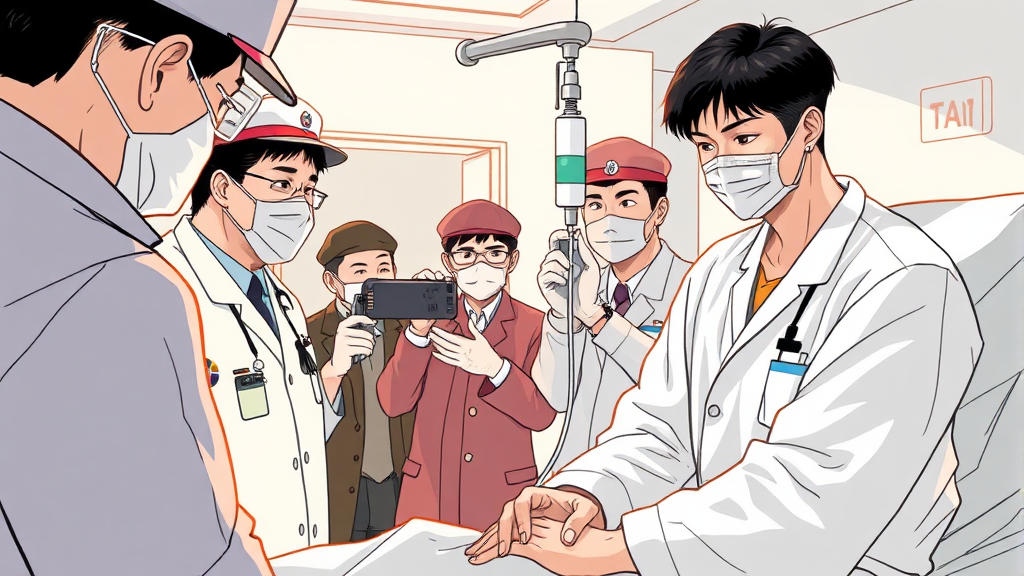 경찰 수사 진행 상황 (illustration 스타일)