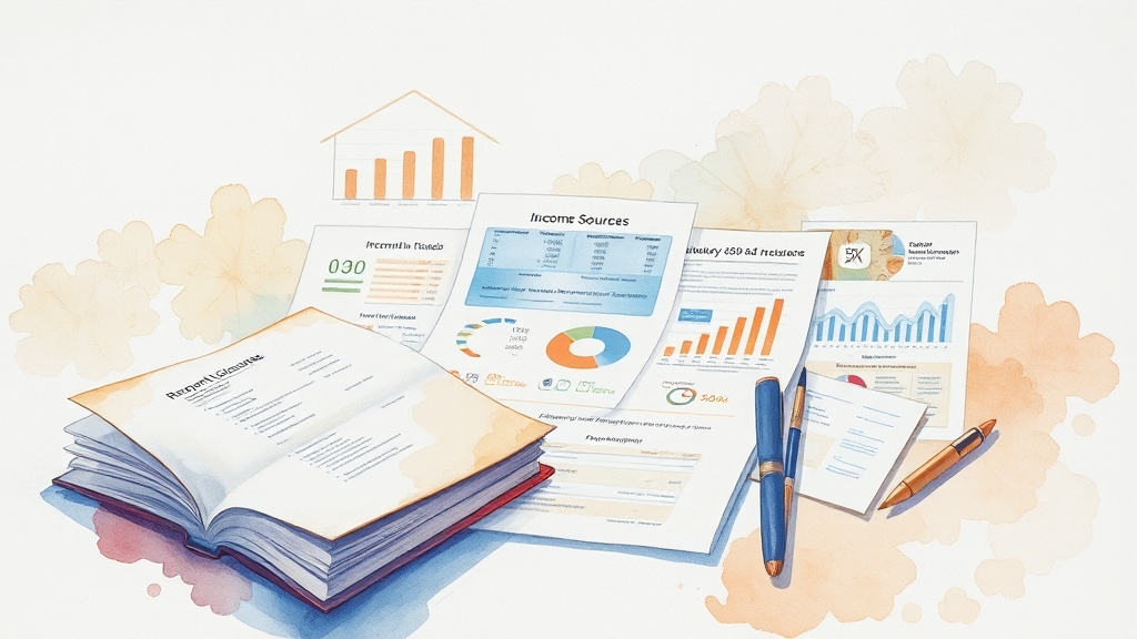 소득 종류별 신고 방법 완벽 정리 (watercolor 스타일)