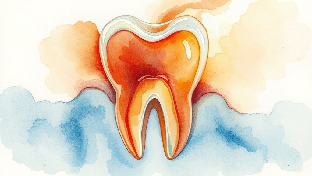 시린 이, 왜 생길까요? 원인 파헤치기 (watercolor 스타일)