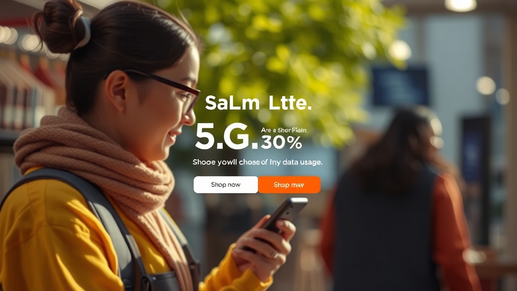 5G LTE 통합 요금제란? (realistic 스타일)