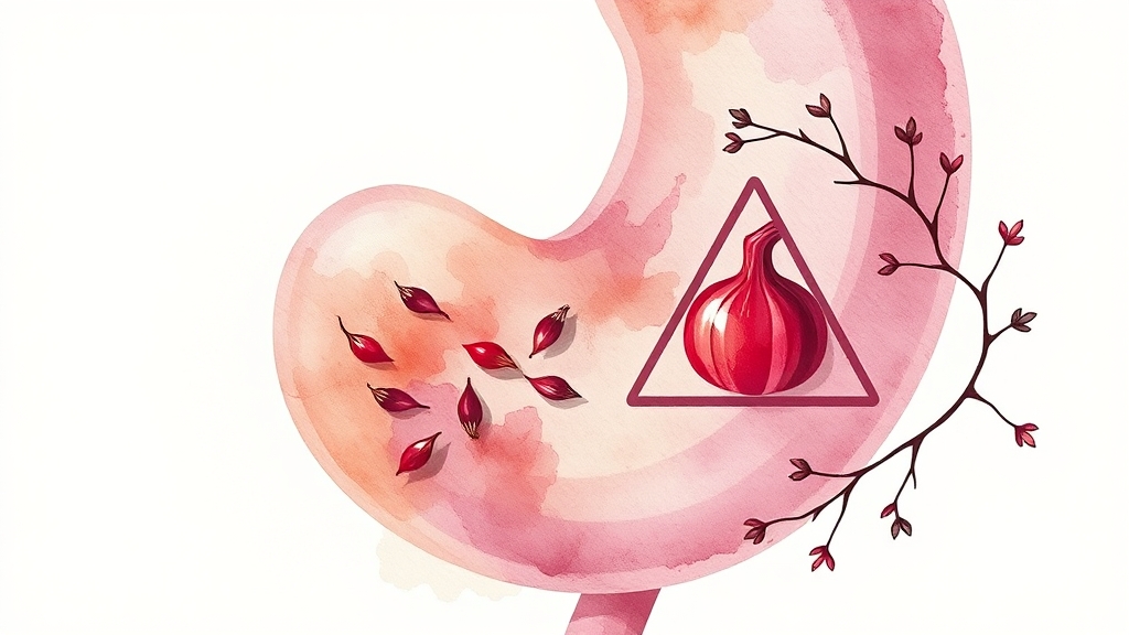 양파 섭취 시 주의사항 및 부작용 (watercolor 스타일)