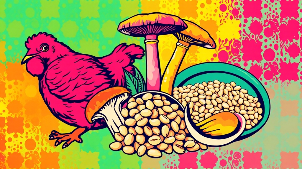 당뇨에 좋은 음식 TOP 5 (popart 스타일)