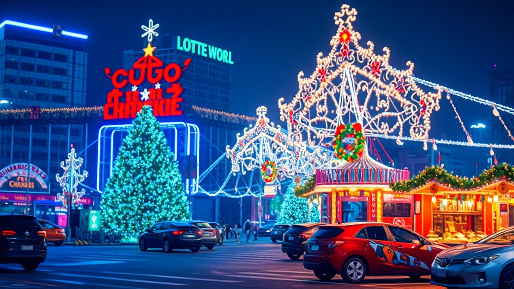 주차 정보 및 교통 (realistic 스타일)