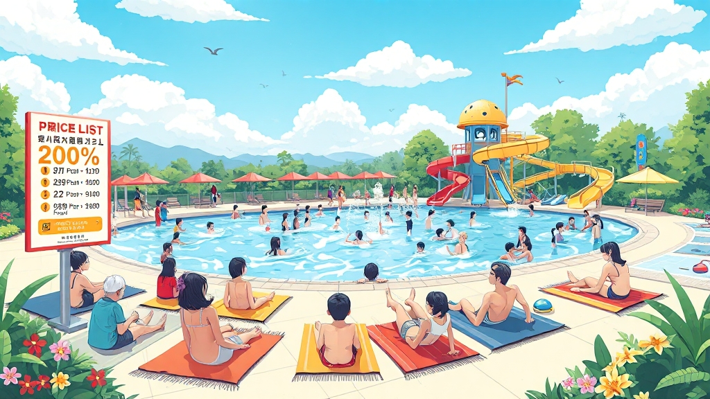 이용 요금 및 스마트 입장 (cartoon 스타일)