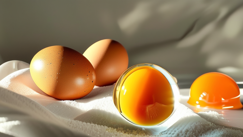 유통기한 지난 계란, 활용할 수 있을까? (realistic 스타일)