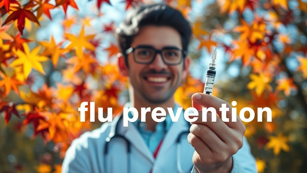 독감 백신, 언제 어디서 맞아야 할까? (realistic 스타일)