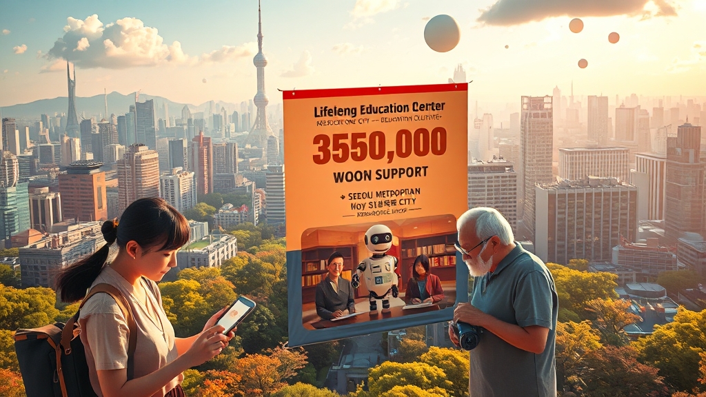 평생교육이용권이란? (realistic 스타일)