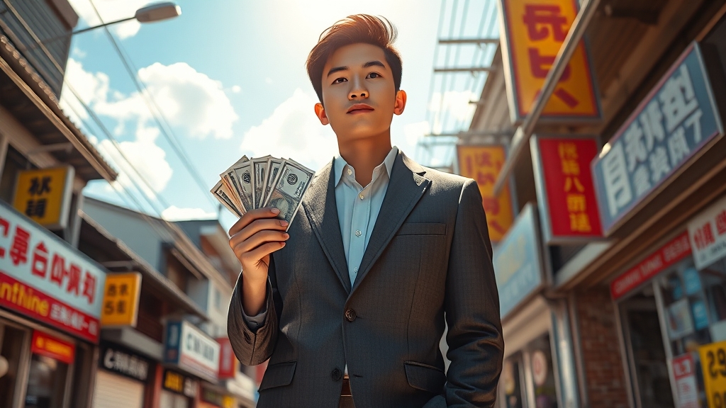 정부지원 대출 활용법 (realistic 스타일)