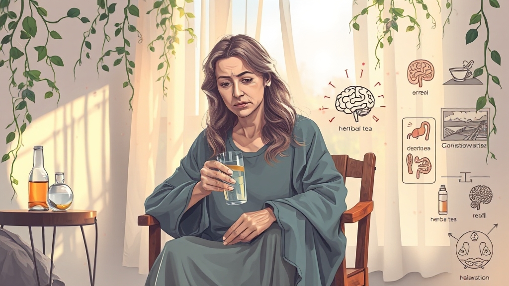 탈수와 건강 관련 질환 (realistic 스타일)