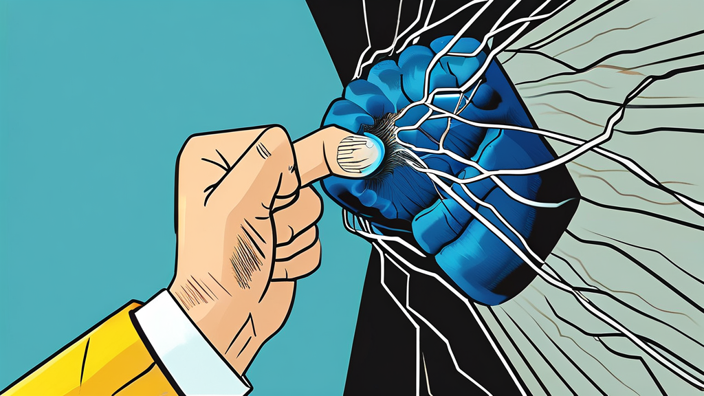 손목 터널 증후군, 왜 생기는 걸까요? (illustration 스타일)