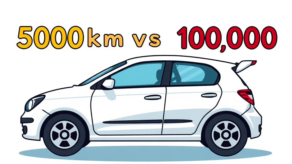 일반적인 교환 주기: 5,000km vs 10,000km