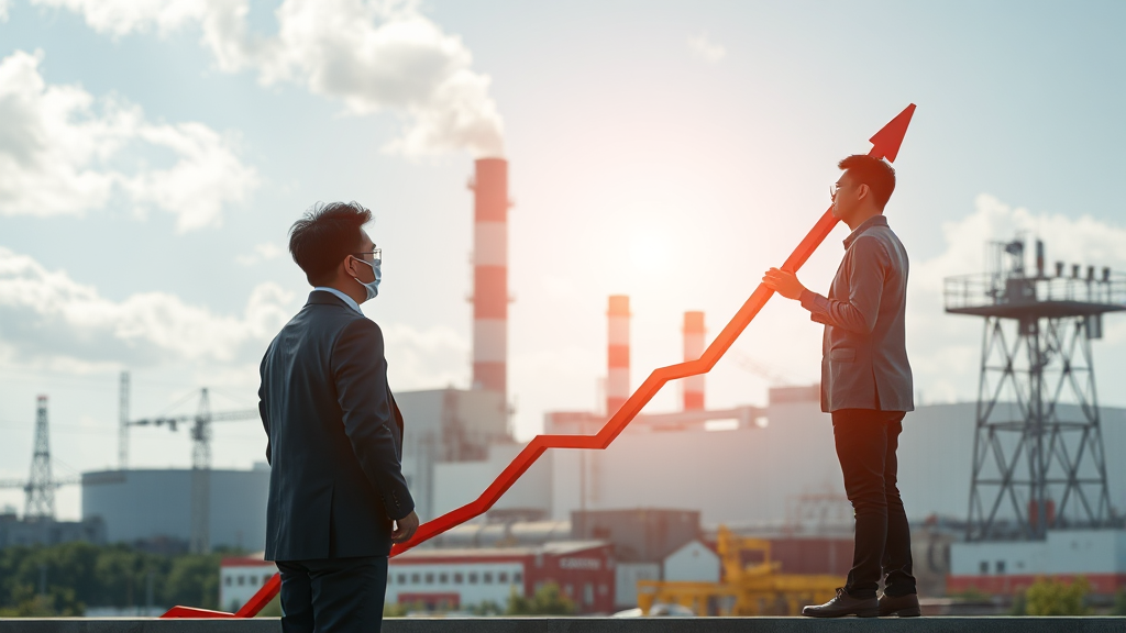 앞으로 주가는 어떻게 될까? (realistic 스타일)