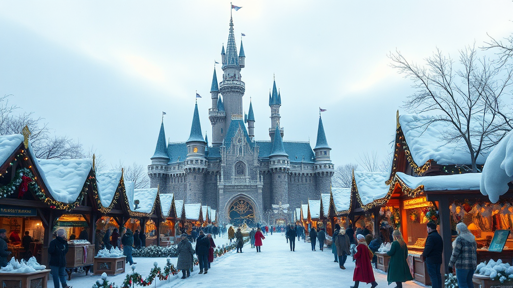 겨울왕국 테마존, 여기가 바로 아렌델! (realistic 스타일)