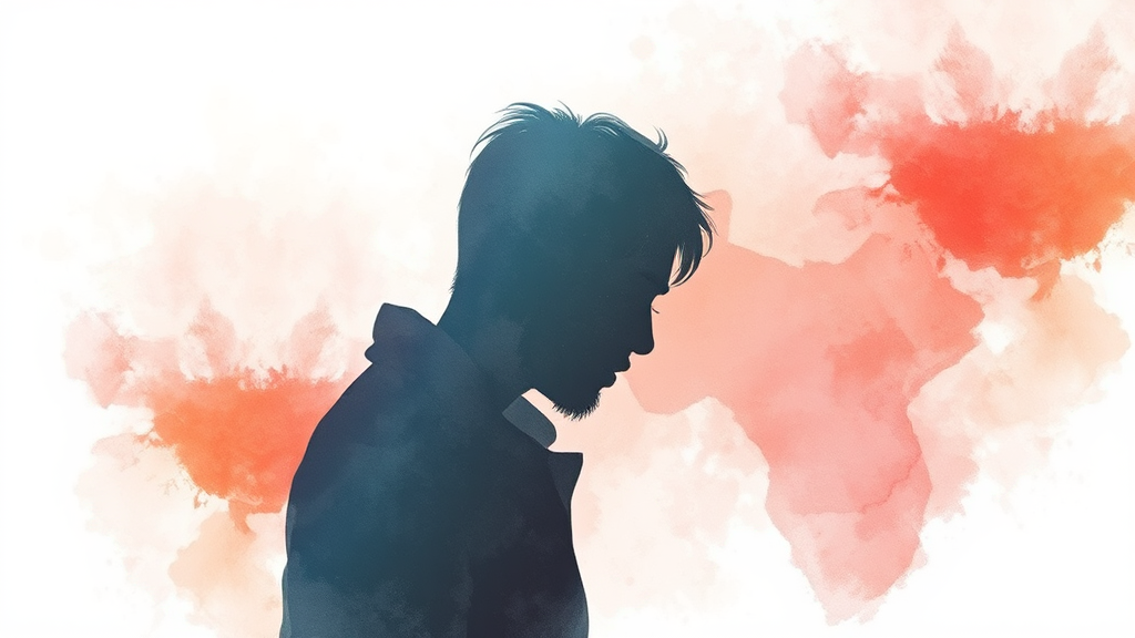 피의자 특정 및 혐의 (watercolor 스타일)