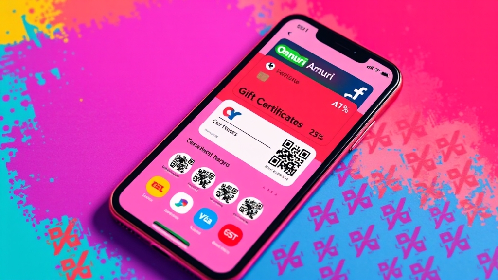 온누리상품권 앱, 어떻게 설치하고 사용하나요? (popart 스타일)