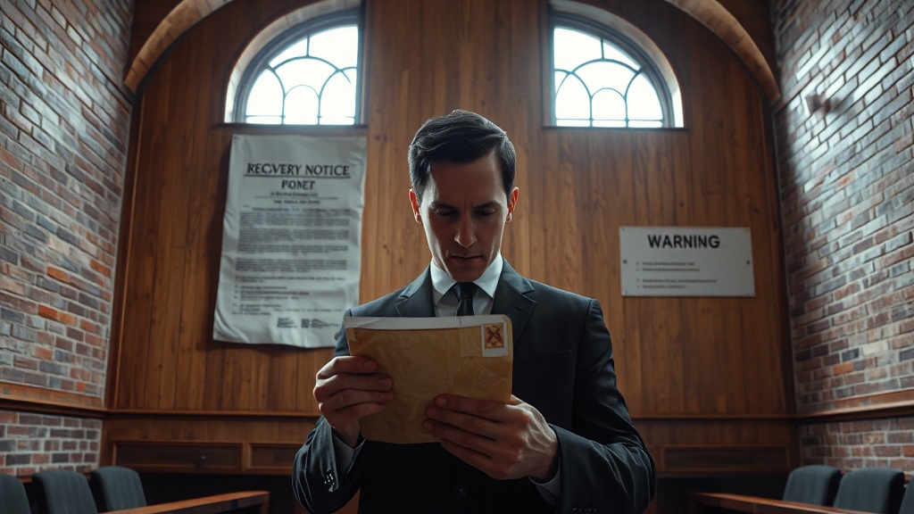 선지급금 회수 절차 (realistic 스타일)