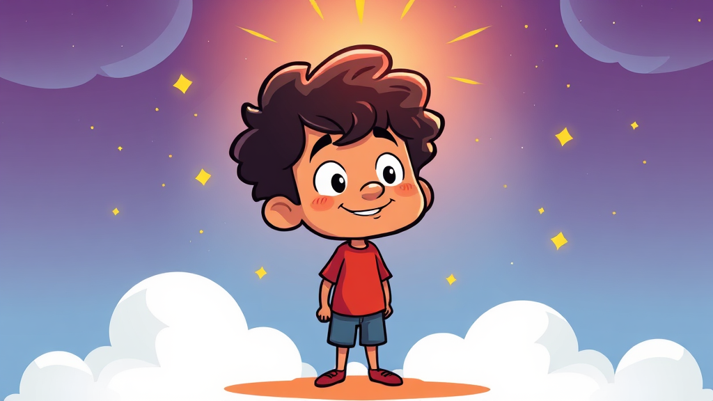 나만의 매력 찾기: ‘괜찮은 사람’으로 거듭나는 길 (cartoon 스타일)