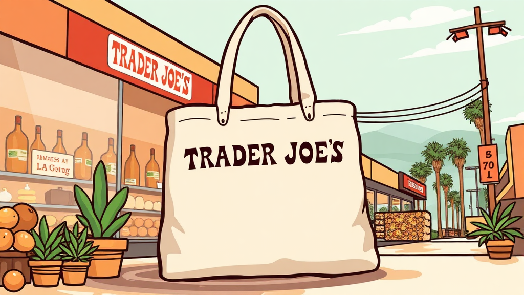 트레이더 조 에코백: 가격, 관리법, 그리고 구매 후기 (illustration 스타일)