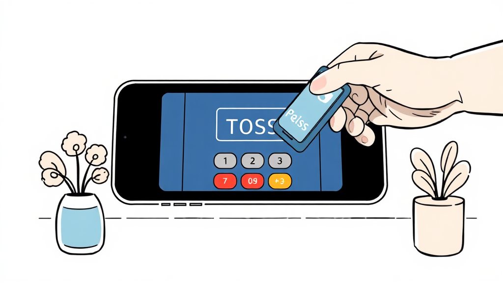 NFC 결제 환경 변화와 애플페이의 영향 (illustration 스타일)