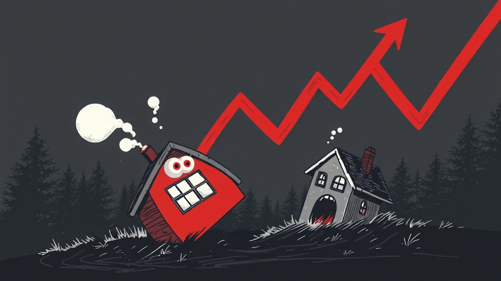 향후 금리 전망 & 시장 변화 예측 (illustration 스타일)