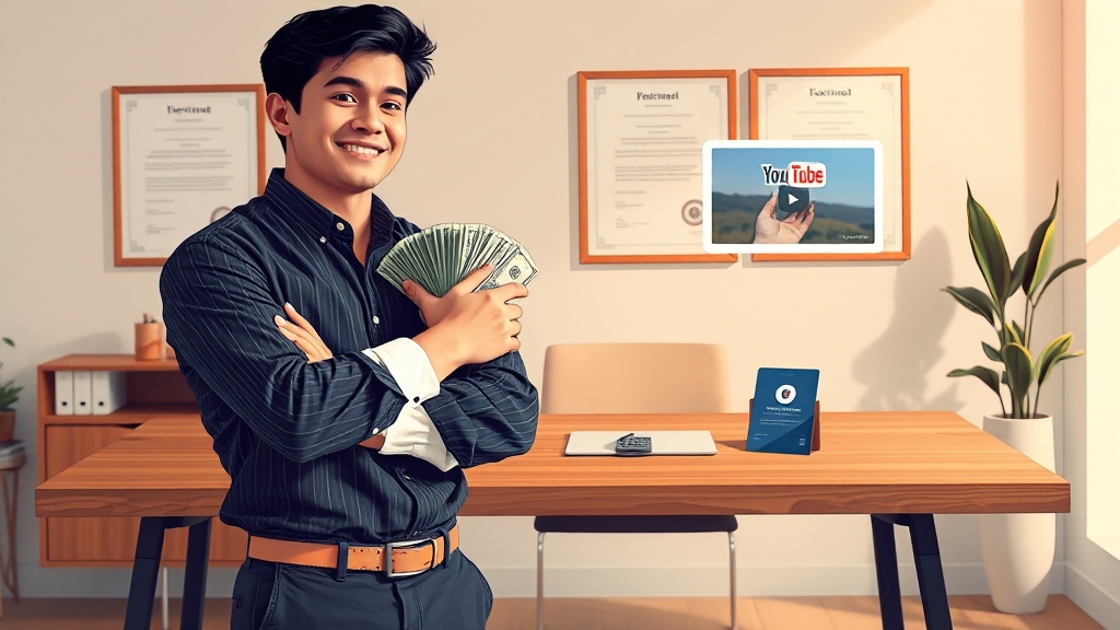 구글 애드센스와 연계된 세금 신고 및 절세 방법 (illustration 스타일)