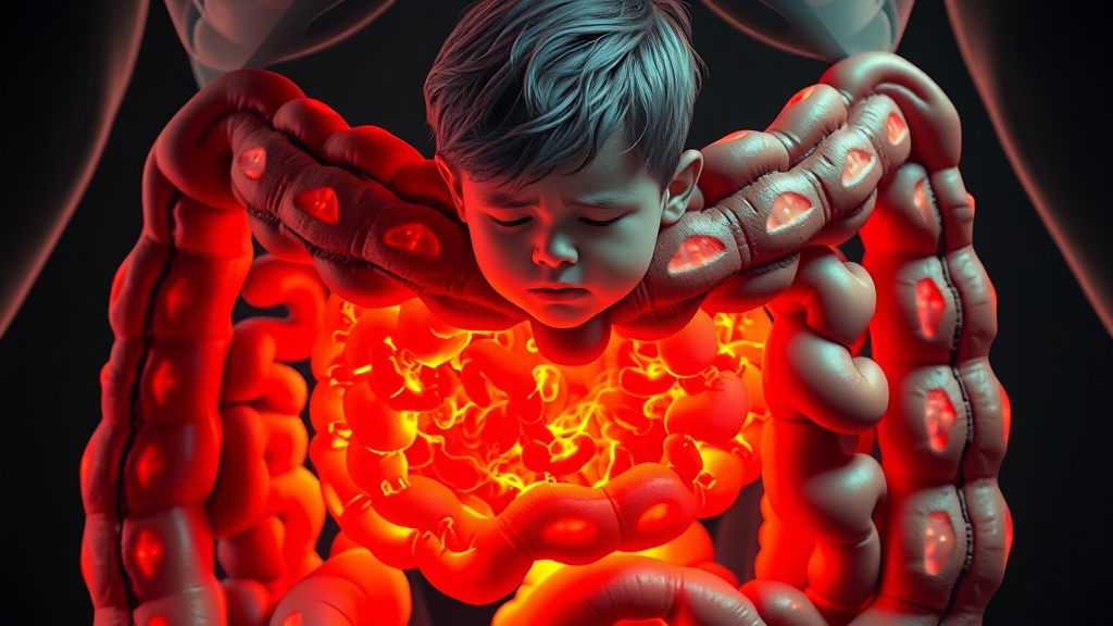 크론병이란 무엇일까요? (illustration 스타일)
